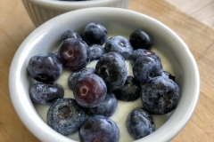 Blueberries And Yogurt