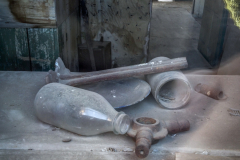 Bodie Ghost Town, California — historic mining town preserved as a State Historic Park in the Eastern Sierra- Bodie Glass Bottles