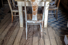 Bodie Ghost Town, California — historic mining town preserved as a State Historic Park in the Eastern Sierra - Dining Room