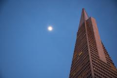 Transamerica Pyramid  near Columbus Avenue in North Beach, San Francisco, California