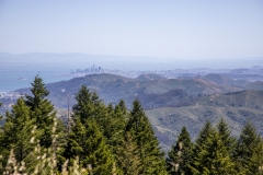 Mount Tamalpais, Marin County, California — coastal mountain landscape with Pacific Ocean views