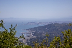 Mount Tamalpais, Marin County, California — coastal mountain landscape with Pacific Ocean views