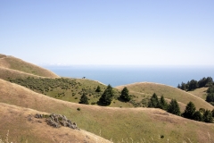 Mount Tamalpais, Marin County, California — coastal mountain landscape with Pacific Ocean views