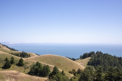 Mount Tamalpais, Marin County, California — coastal mountain landscape with Pacific Ocean views