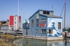 Point San Pablo Harbor, California — quirky waterfront with boat docks, art installations, and Bay views Point San Pablo Harbor, California — quirky waterfront with boat docks, art installations, and Bay views