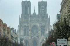 Reims Cathedral, a masterpiece of High Gothic architecture, located in the Champagne region of France.