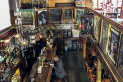 Vesuvio Café in North Beach, San Francisco — historic bar at Columbus Avenue and Jack Kerouac Alley, across from City Lights Bookstore