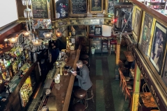 Vesuvio Café in North Beach, San Francisco — historic bar at Columbus Avenue and Jack Kerouac Alley, across from City Lights Bookstore
