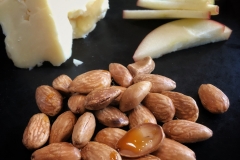 Wood Tavern  Cheese Apple Almond Plate