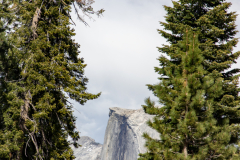 Panoramic views from Glacier Point overlooking Yosemite Valley, including Half Dome and waterfalls.