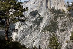 Panoramic views from Glacier Point overlooking Yosemite Valley, including Half Dome and waterfalls.