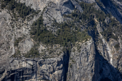 Panoramic views from Glacier Point overlooking Yosemite Valley, including Half Dome and waterfalls.