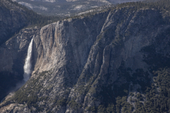Panoramic views from Glacier Point overlooking Yosemite Valley, including Half Dome and waterfalls.