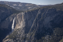Panoramic views from Glacier Point overlooking Yosemite Valley, including Half Dome and waterfalls.