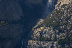 Panoramic views from Glacier Point overlooking Yosemite Valley, including Half Dome and waterfalls.