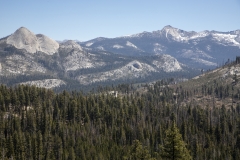 Panoramic views from Glacier Point overlooking Yosemite Valley, including Half Dome and waterfalls.