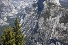 Panoramic views from Glacier Point overlooking Yosemite Valley, including Half Dome and waterfalls.