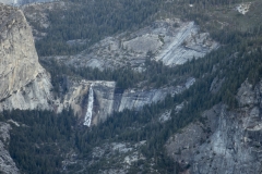 Panoramic views from Glacier Point overlooking Yosemite Valley, including Half Dome and waterfalls.