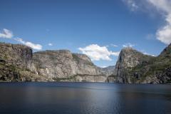 Hetch Hetchy Reservoir in Yosemite National Park with granite cliffs and clear water. Hetch Hetchy Reservoir in Yosemite National Park with granite cliffs and clear water.