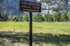 Spring landscape of Yosemite Valley with waterfalls, trees, and granite cliffs in California. Spring landscape of Yosemite Valley with waterfalls, trees, and granite cliffs in California.